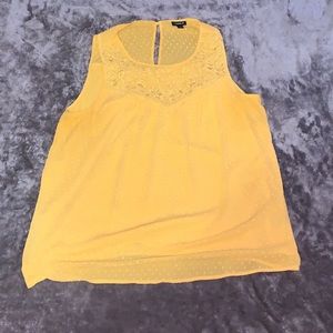 Torrid Yellow Dress Shirt